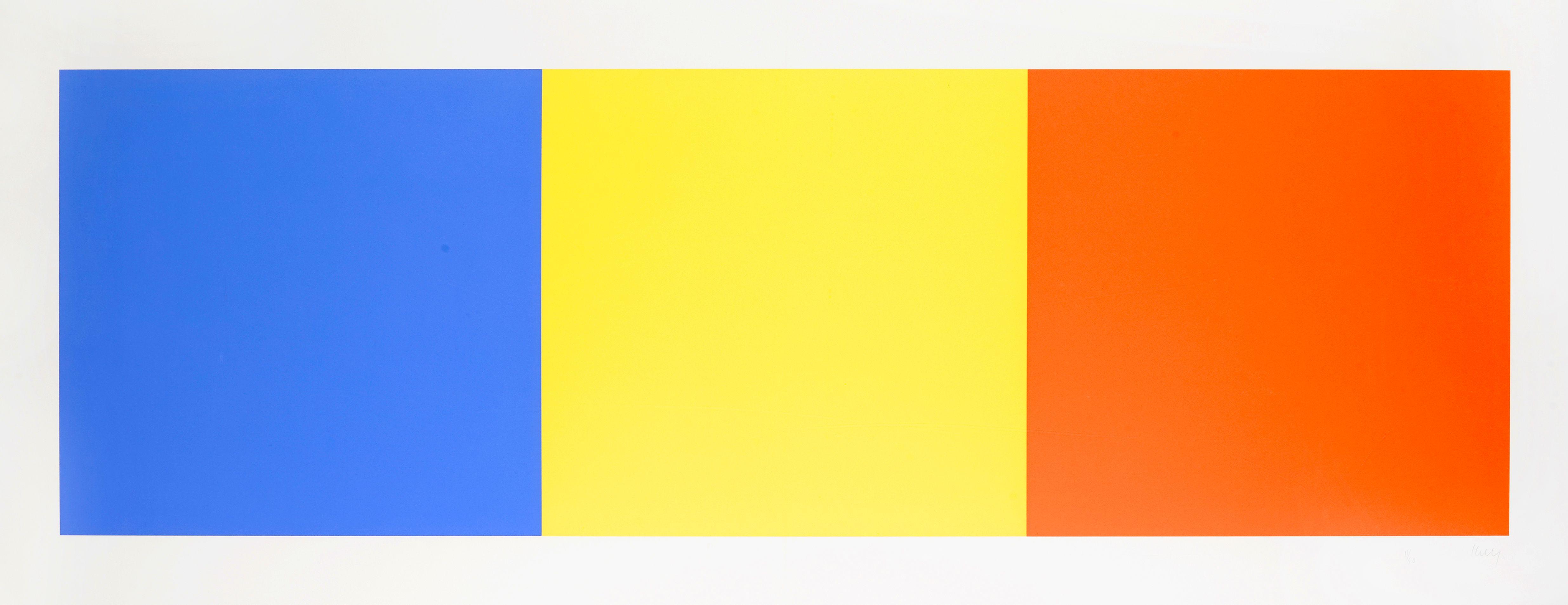 Ellsworth Kelly - Blue, Yellow and Red Squares