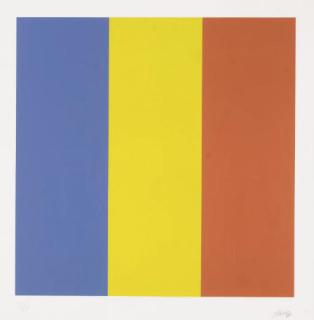 Ellsworth Kelly - Blue/Yellow/Red (Gemini 1524)