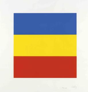 Ellsworth Kelly - Blue/Yellow/Red (Untitled) (A. 91)