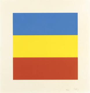 Ellsworth Kelly - Blue/Yellow/Red (Untitled) (A. 91)