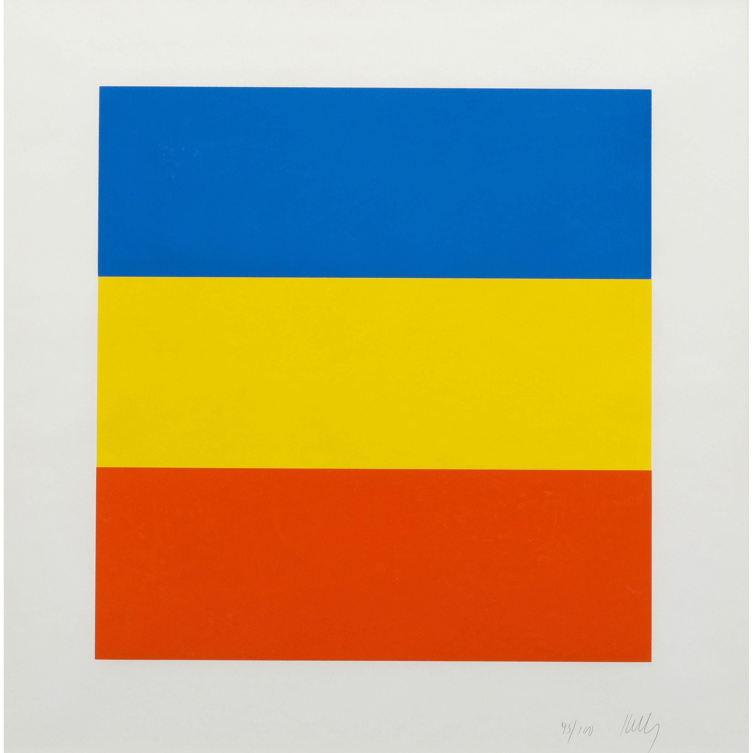 Ellsworth Kelly - Blue Yellow Red