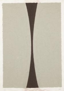 Ellsworth Kelly - Colored Paper Image Xi (Gray Curves With Brown) (Axsom 151)