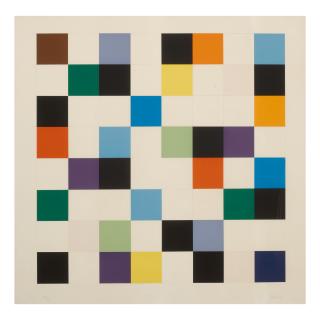 Ellsworth Kelly - Colors On A Grid (A. 140)