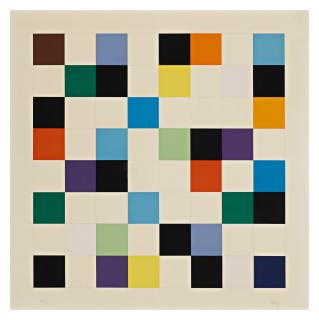 Ellsworth Kelly - Colors On A Grid (Axsom 140)