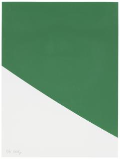 Ellsworth Kelly - Green Curve, from Third Curve Series