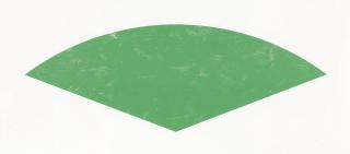 Ellsworth Kelly - Green Curve (Gemini 1352)