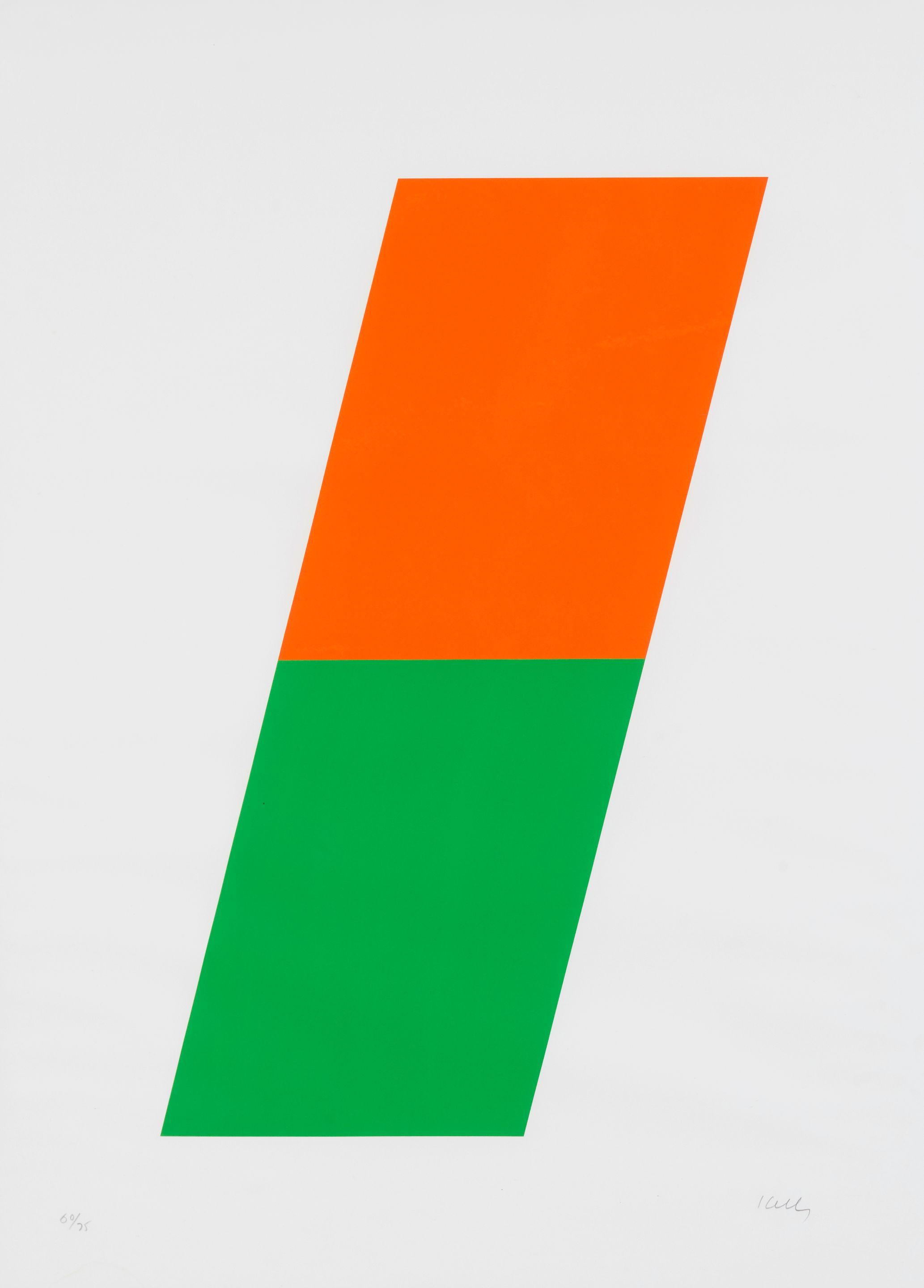 Ellsworth Kelly - Orange Green