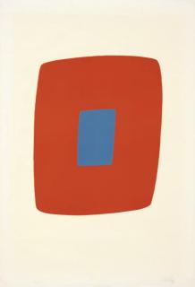 Ellsworth Kelly - Orange with Blue (A. 12)