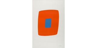 Ellsworth Kelly - Orange with Blue