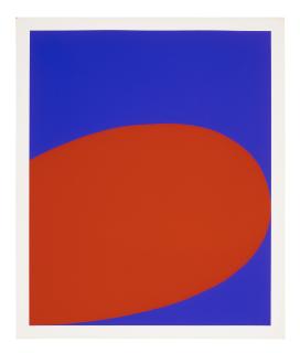 Ellsworth Kelly - Red Blue, from Ten Works x Ten Painters