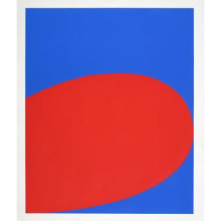 Ellsworth Kelly - Red Blue, from Ten X Ten Painters Portfolio