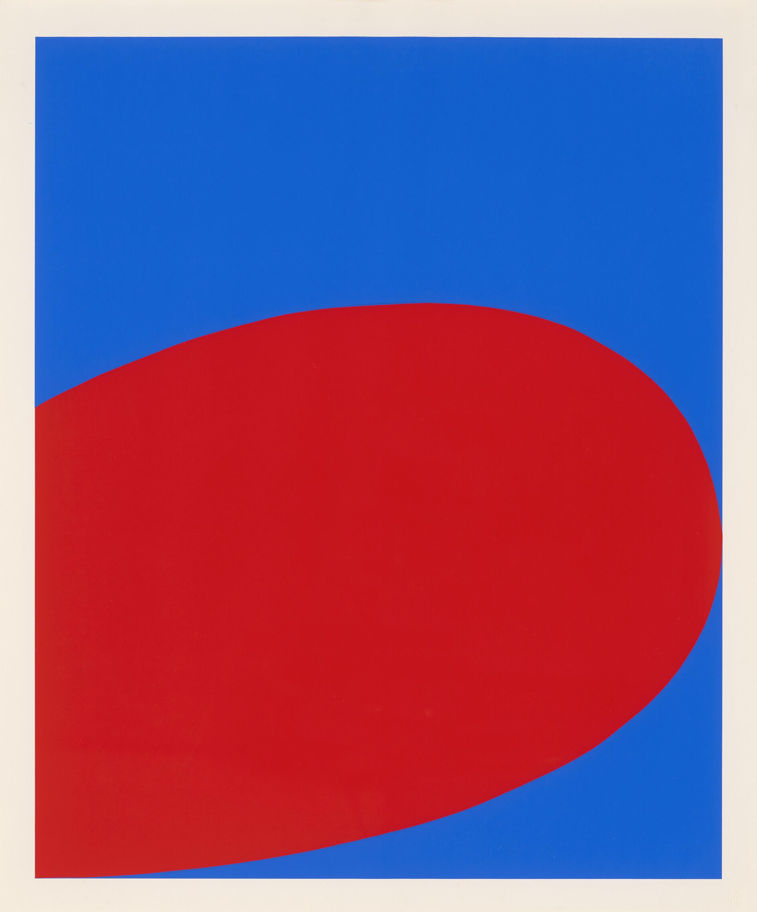 Ellsworth Kelly - Red Blue, from X + X (Ten Works by Ten Painters)