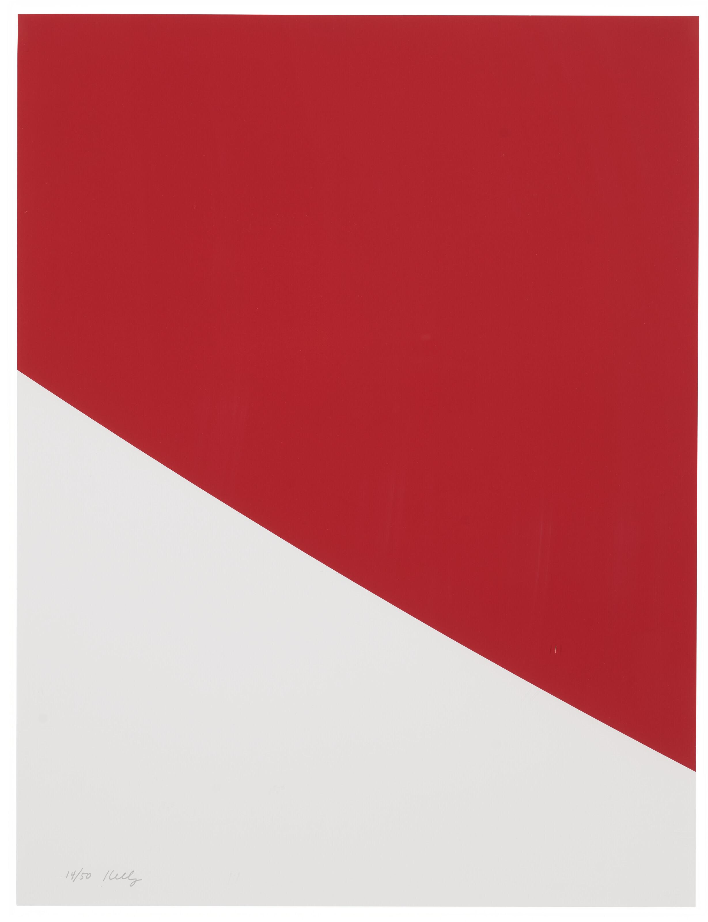Ellsworth Kelly - Red Curve