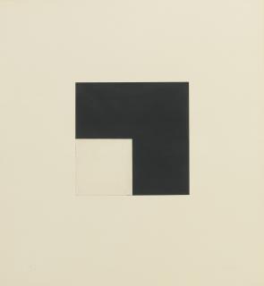 Ellsworth Kelly - Square With Black (Axsom 194)