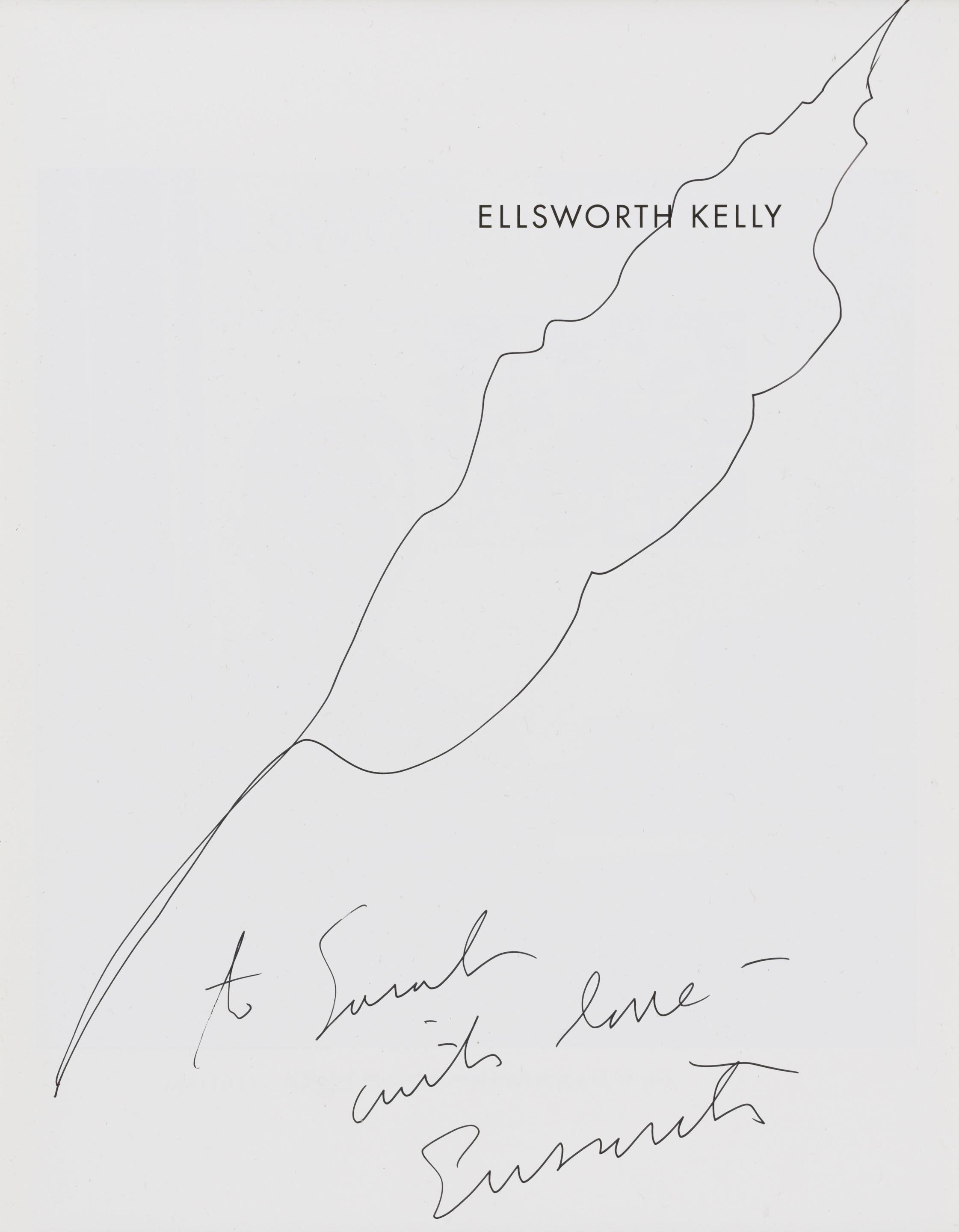 Ellsworth Kelly - Two Drawings from Sculpture for a Large Wall, 1957 and New Paintings, 1998