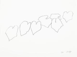 Ellsworth Kelly - Wild Grape Leaves I, from Five Plant and Flower Lithographs