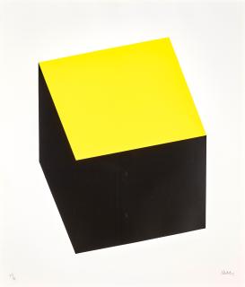 Ellsworth Kelly - Yellow/Black, from Series of Ten Lithographs