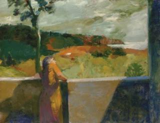 Elmer Bischoff - Red Cliffs