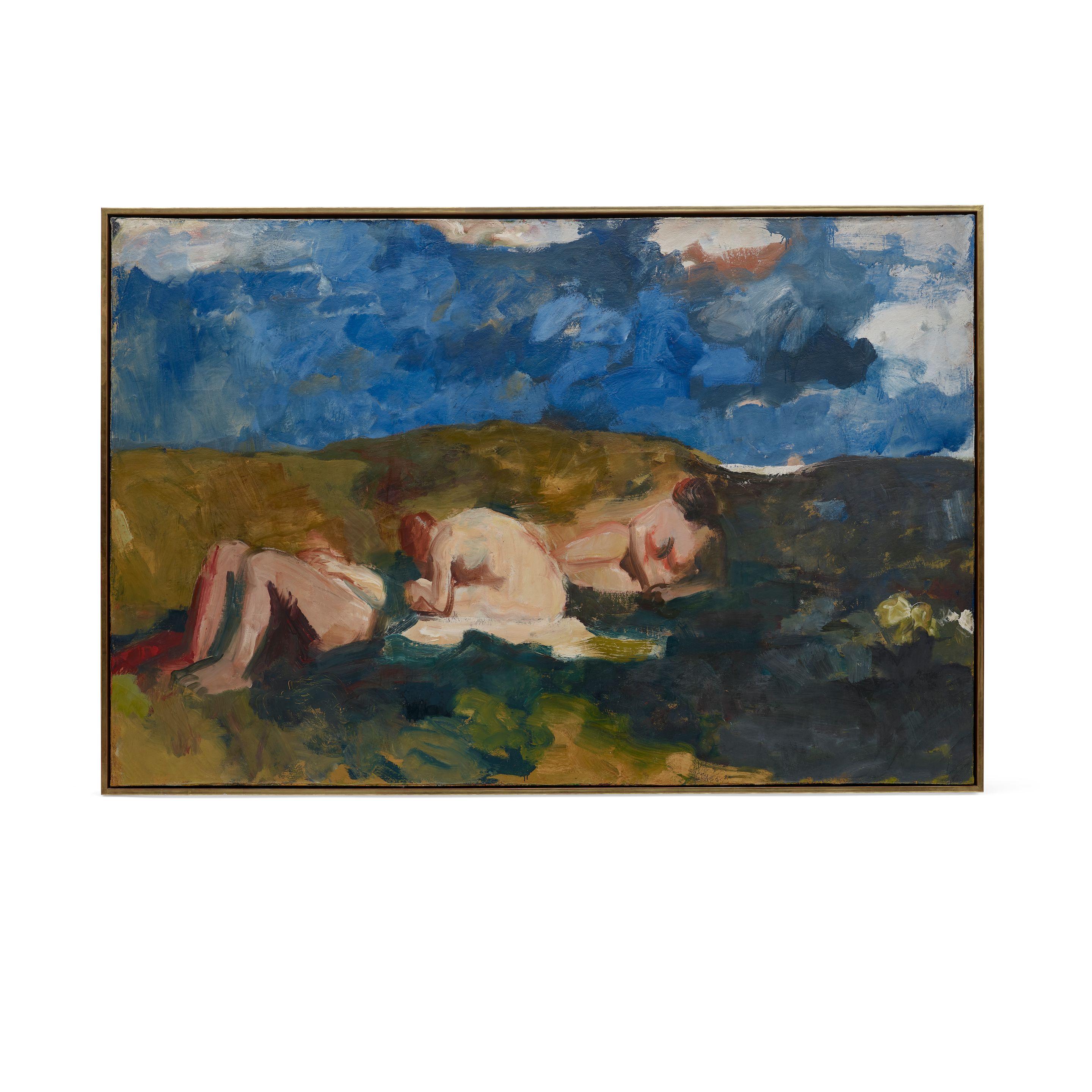 Elmer Nelson Bischoff - Three Bathers, 1960