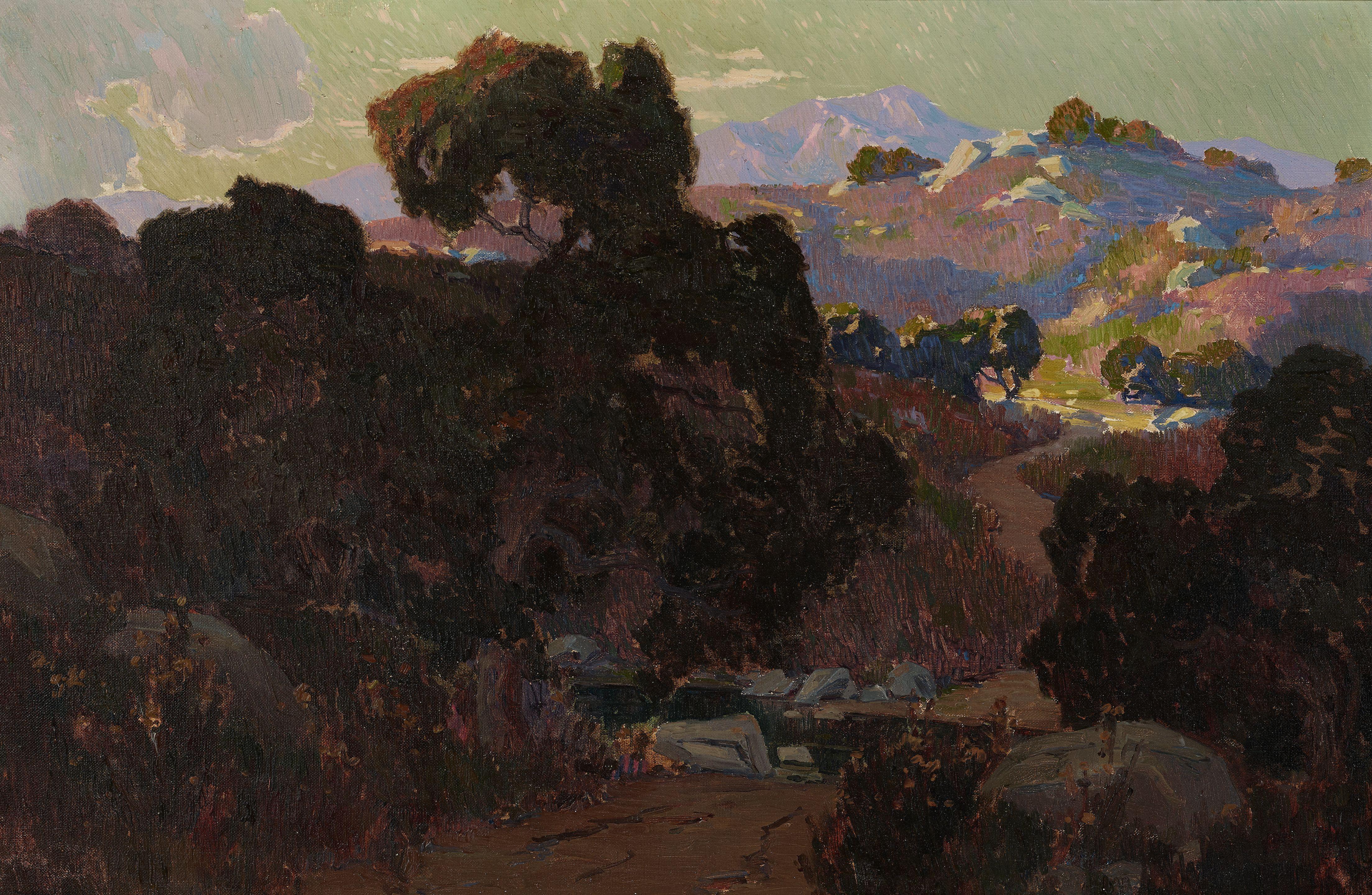 Elmer Wachtel - A mountain view, believed to be Mt. Wilson