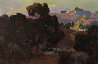 Elmer Wachtel - A mountain view, believed to be Mt. Wilson