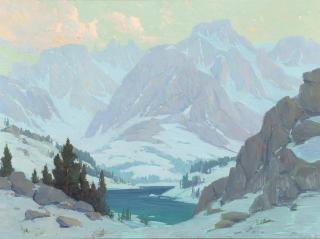 Elmer Wachtel - Convict Lake 18 x 24 in. framed 24 1/2 x 30 1/2 in.