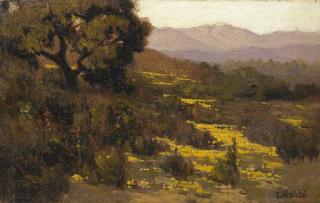 Elmer Wachtel - Poppies at Dusk