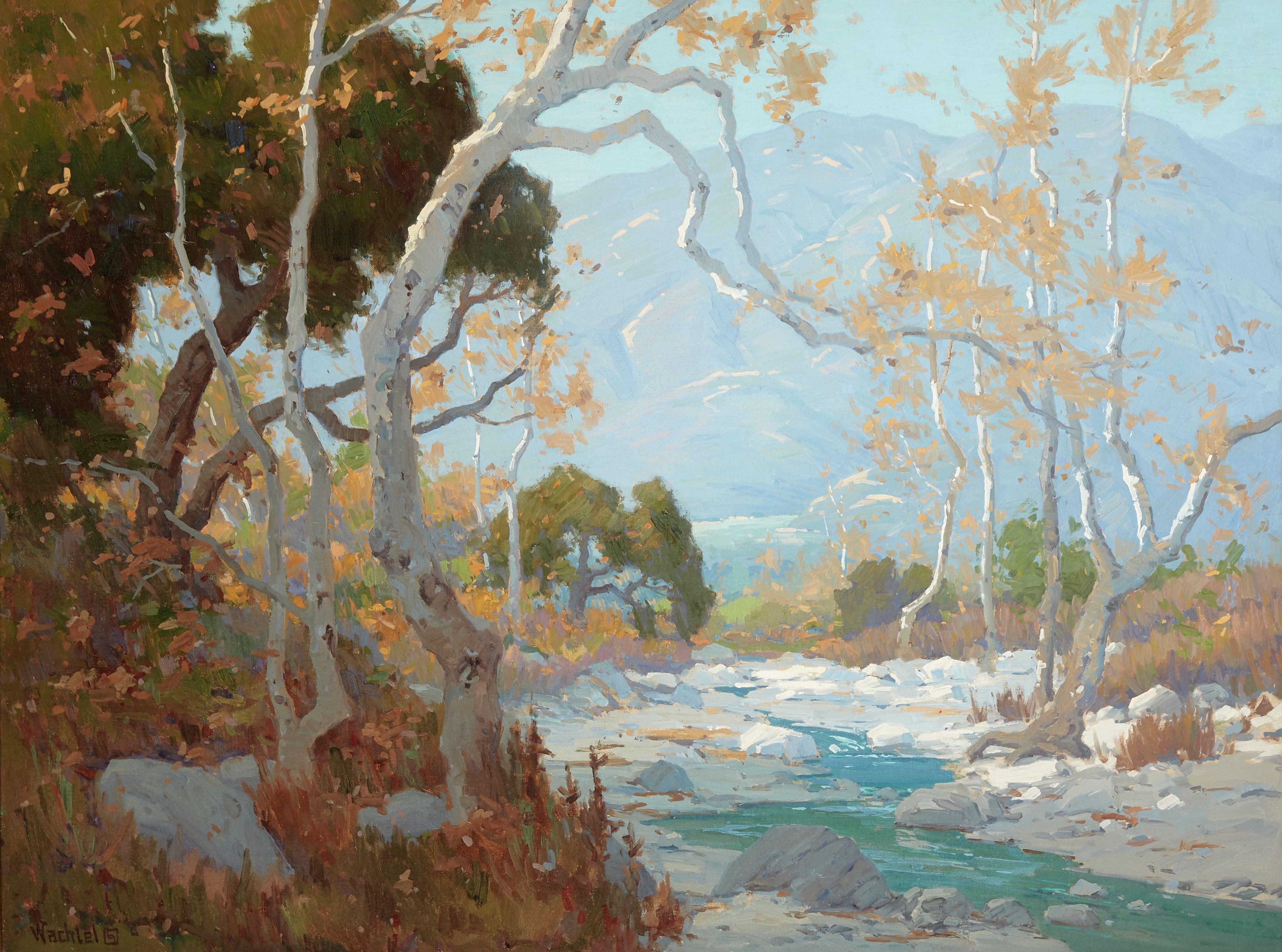 Elmer Wachtel - San Gabriel Stream 30 x 40in