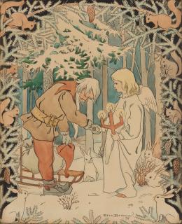 Elsa Beskow - Cover illustration for \