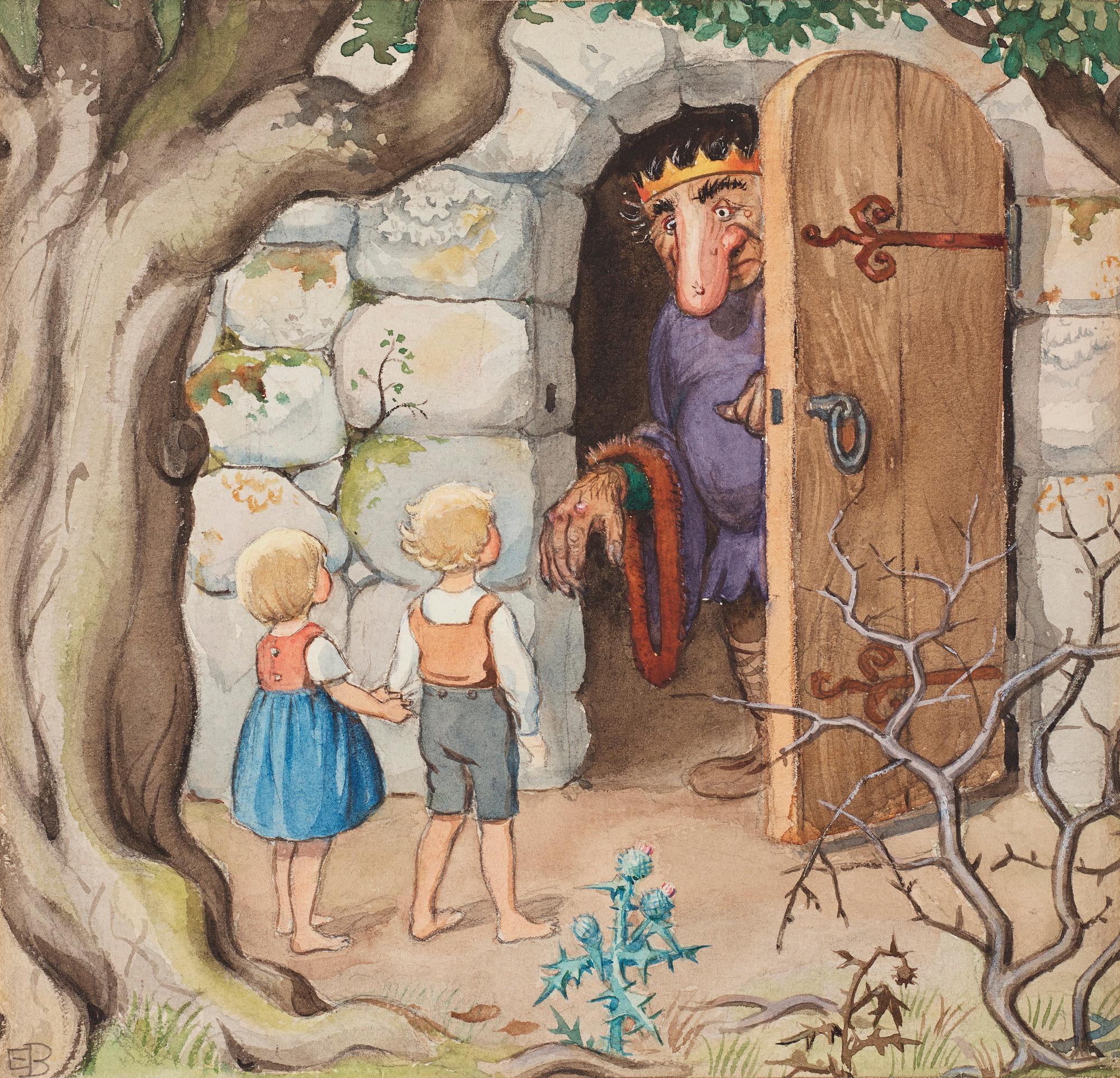Elsa Beskow - The Child and the Troll (from \