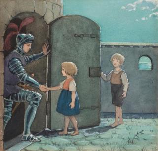 Elsa Beskow - The Knight (from \