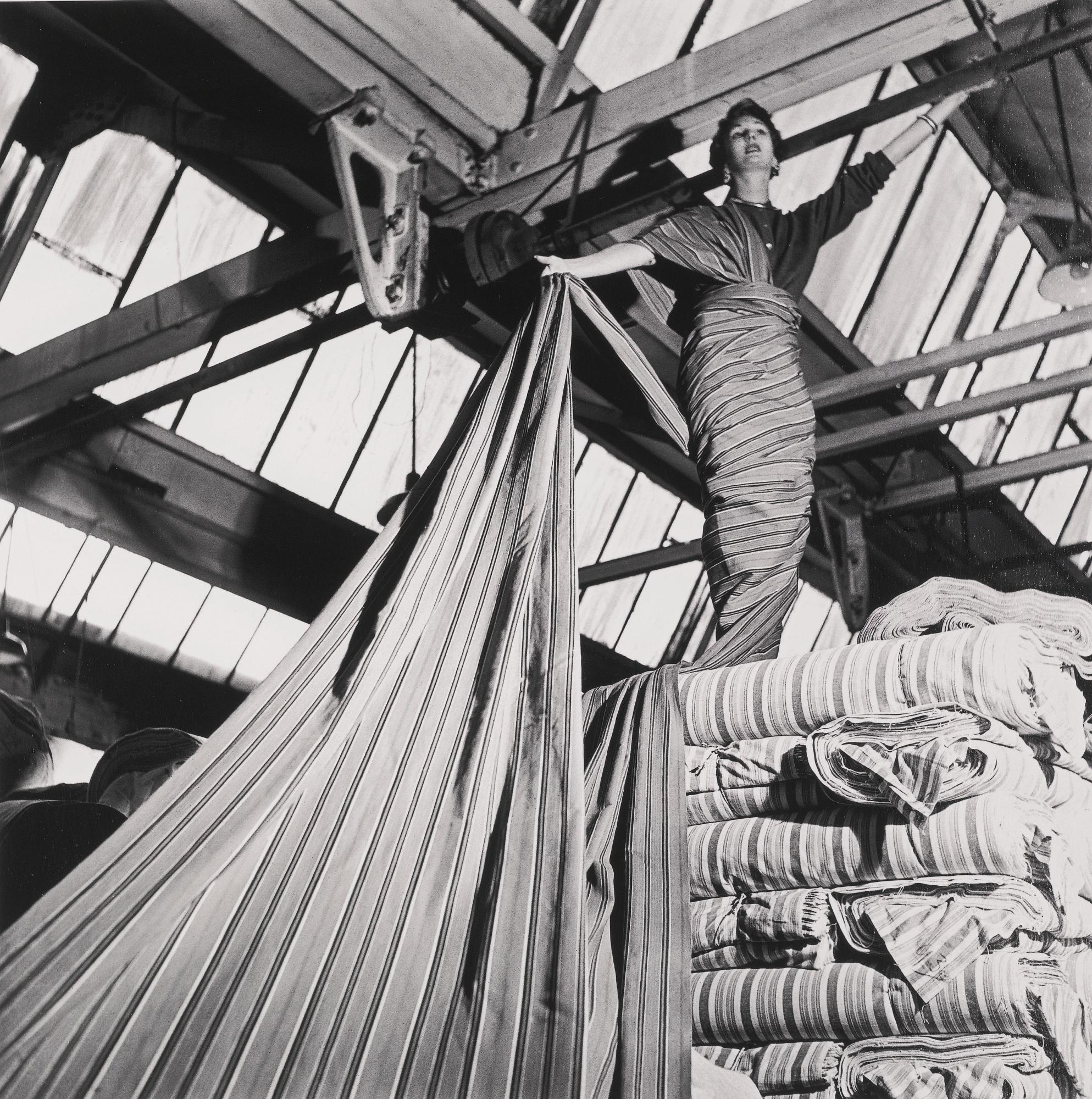 Elsbeth Juda - Barbara Goalen Atop The Bails, Lancashire 1952
