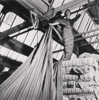 Elsbeth Juda - Barbara Goalen Atop The Bails, Lancashire 1952