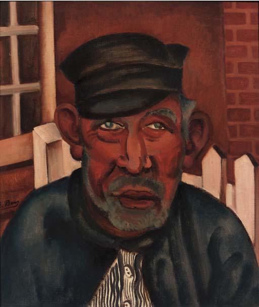 Else Berg - Portrait of a farmer