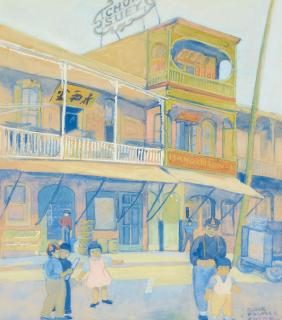 Elsie Palmer Payne - A View of Old Chinatown