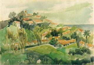 Elsie Palmer Payne - Houses on a Hill, Laguna