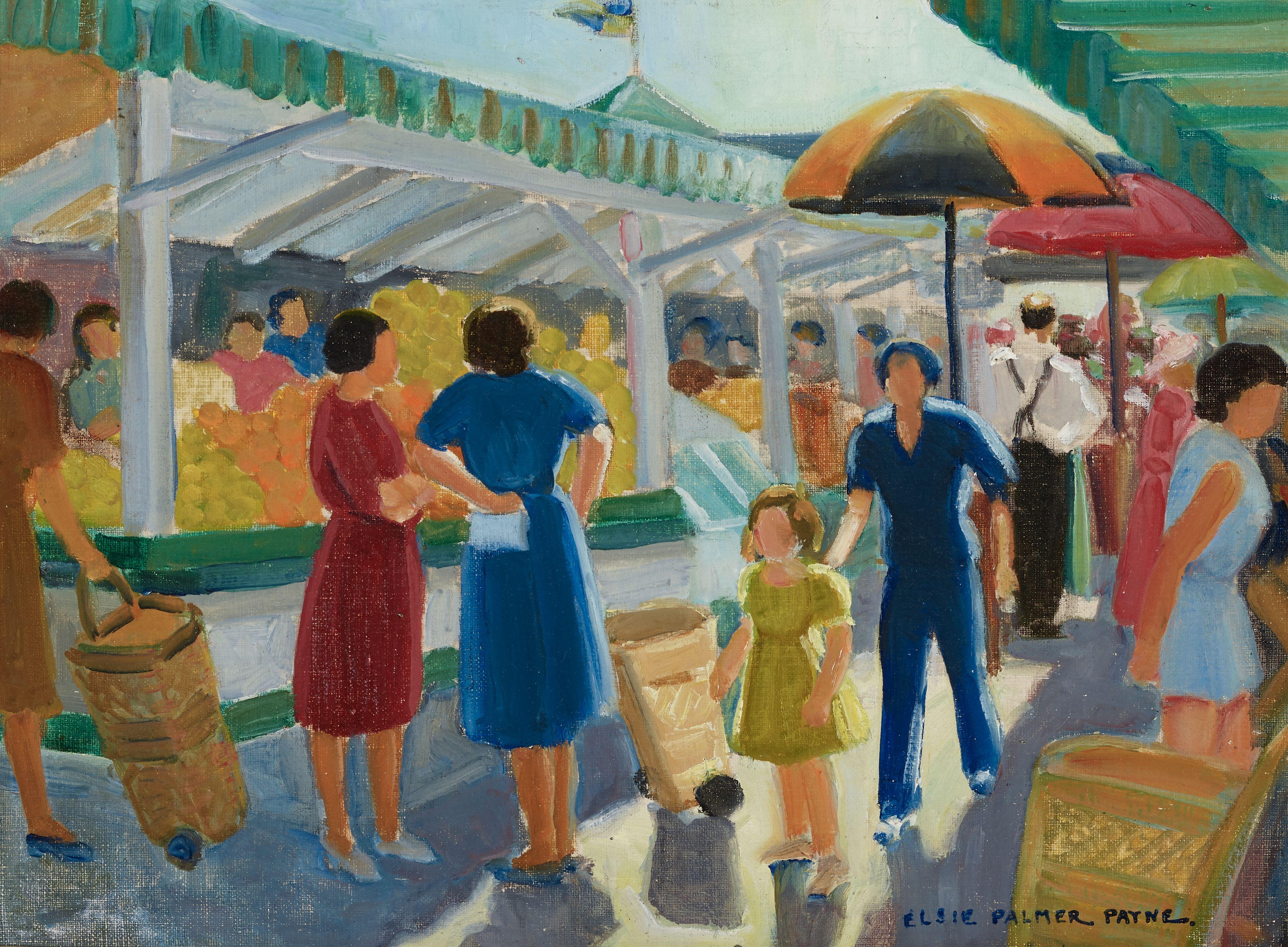 Elsie Palmer Payne - The Farmer\'S Market, No. 1