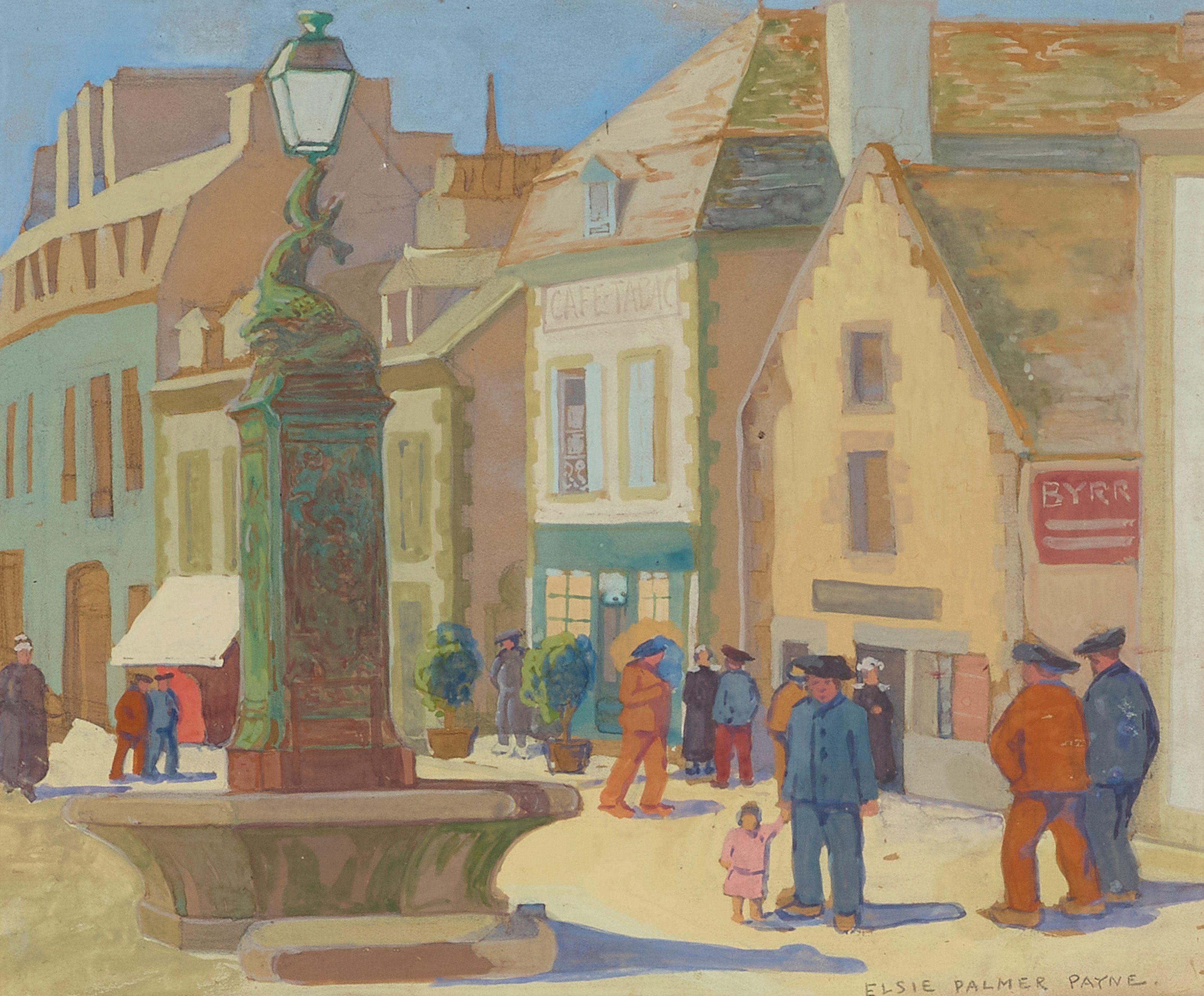 Elsie Palmer Payne - The Fountain