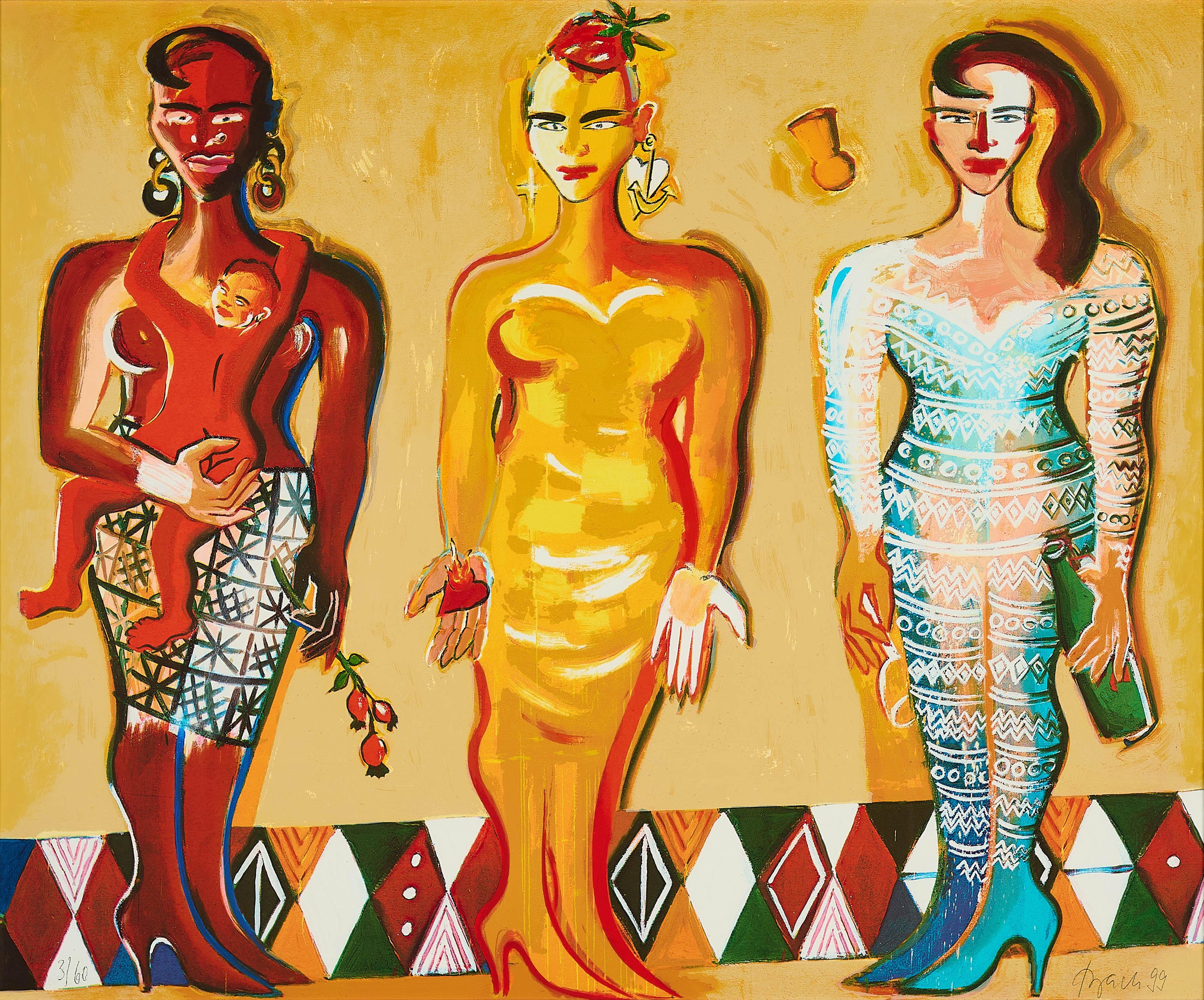 Elvira Bach - Ohne Titel.