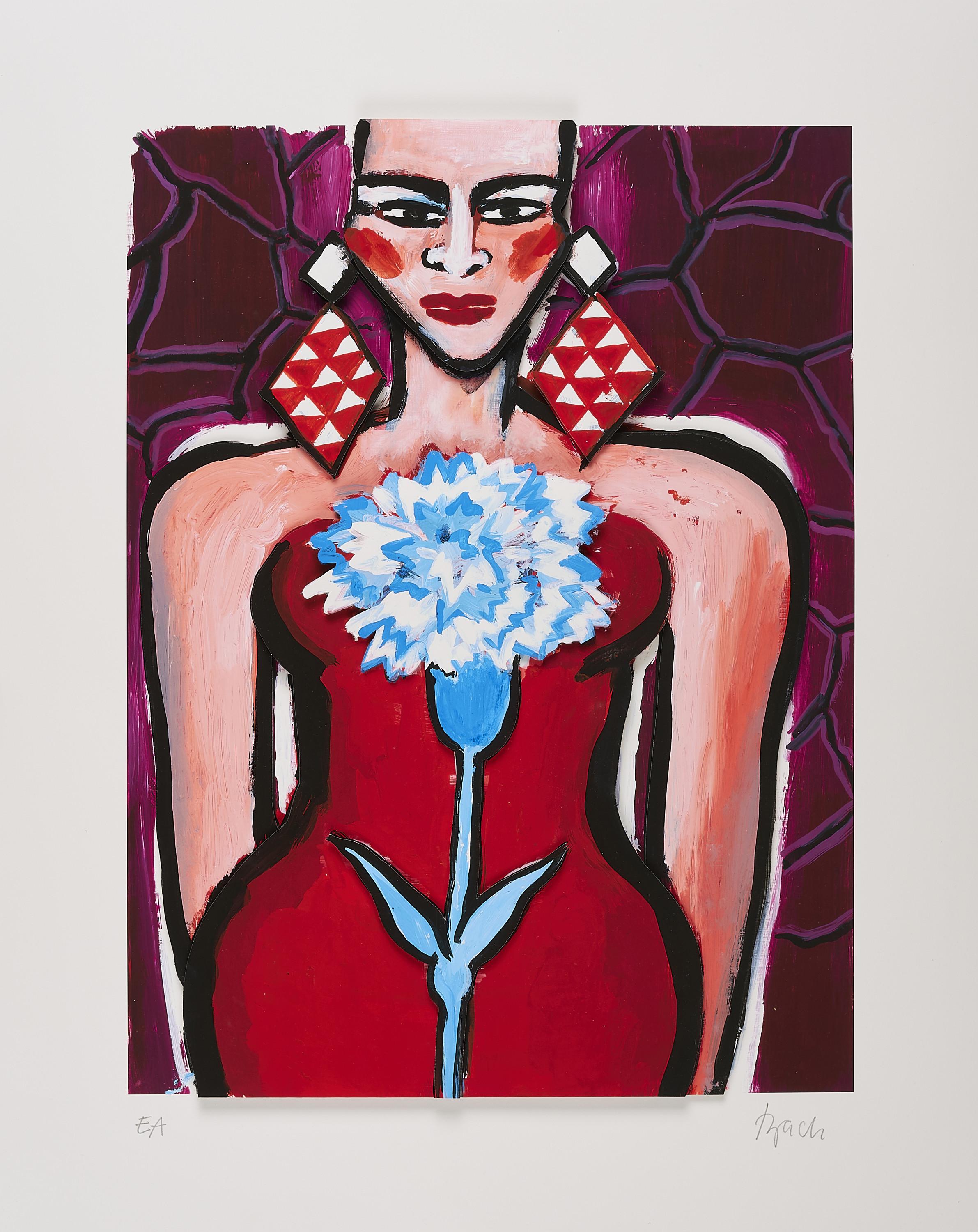 Elvira Bach - Rosa Rot.