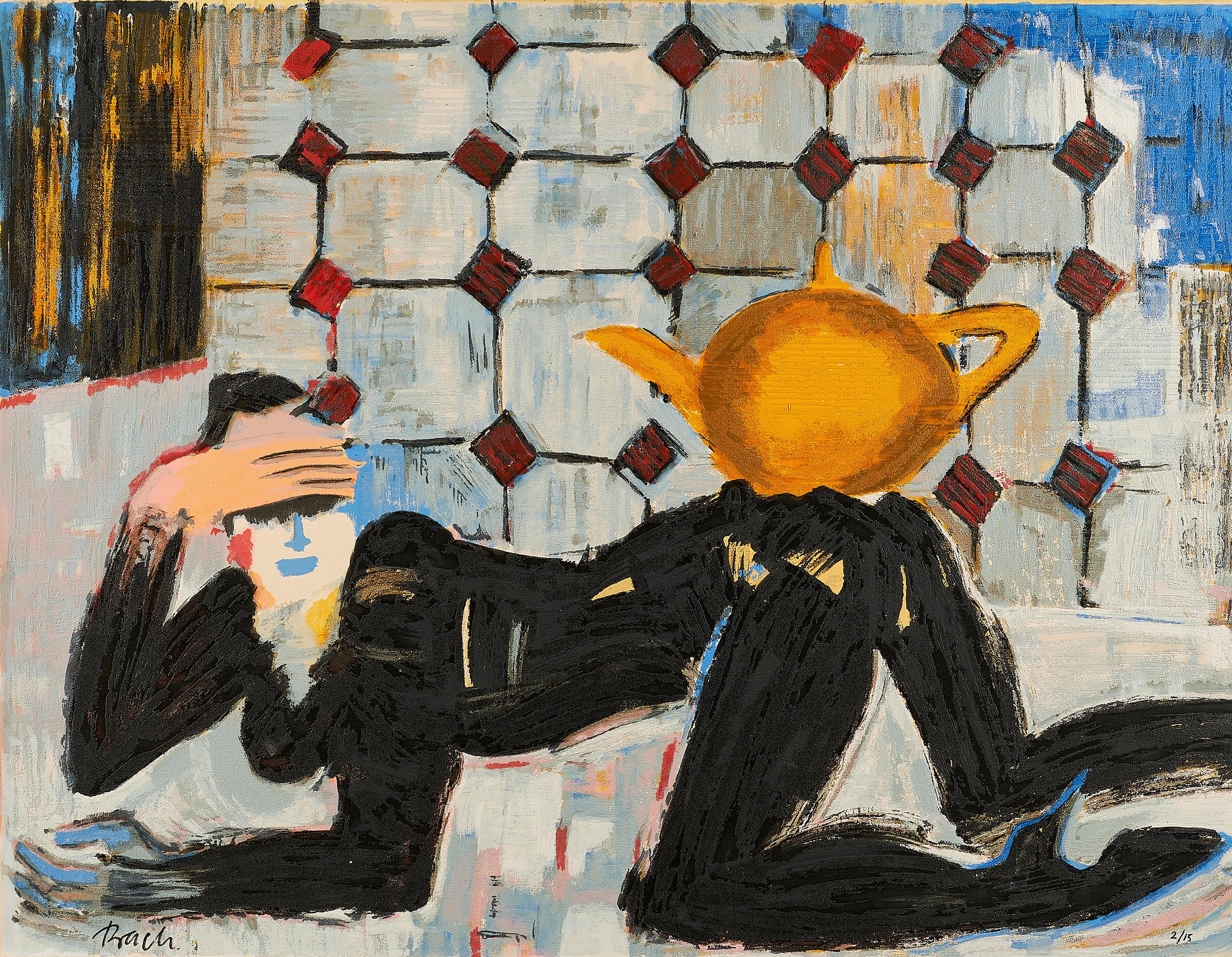 Elvira Bach - Tea Pot Schwarz.