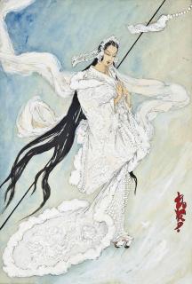Elyse Ashe Lord - A Japanese deity rising to the sky