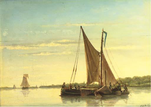 Emanuel de Vries - Ships On A Calm