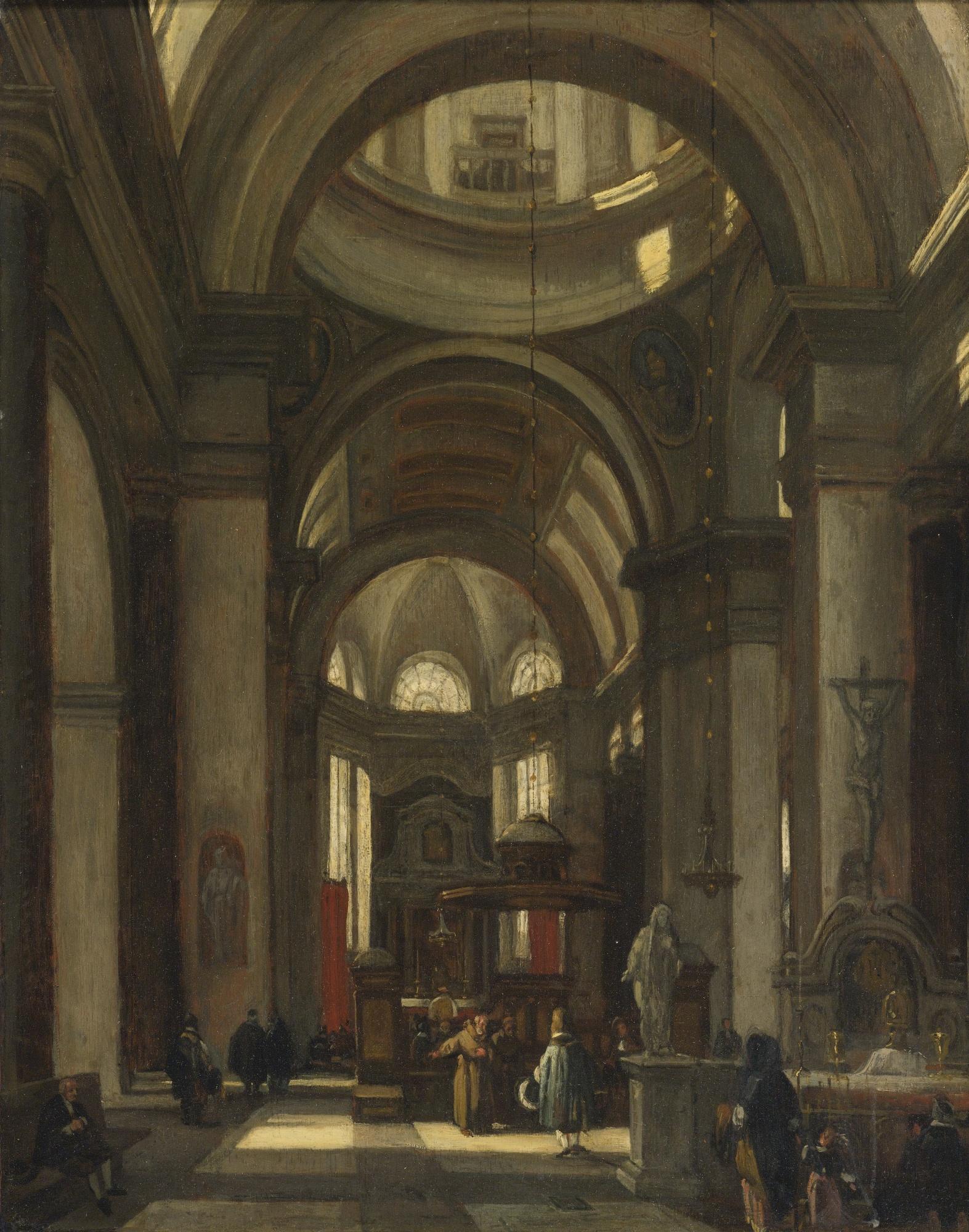 Emanuel de Witte - Interior Of A Catholic Church