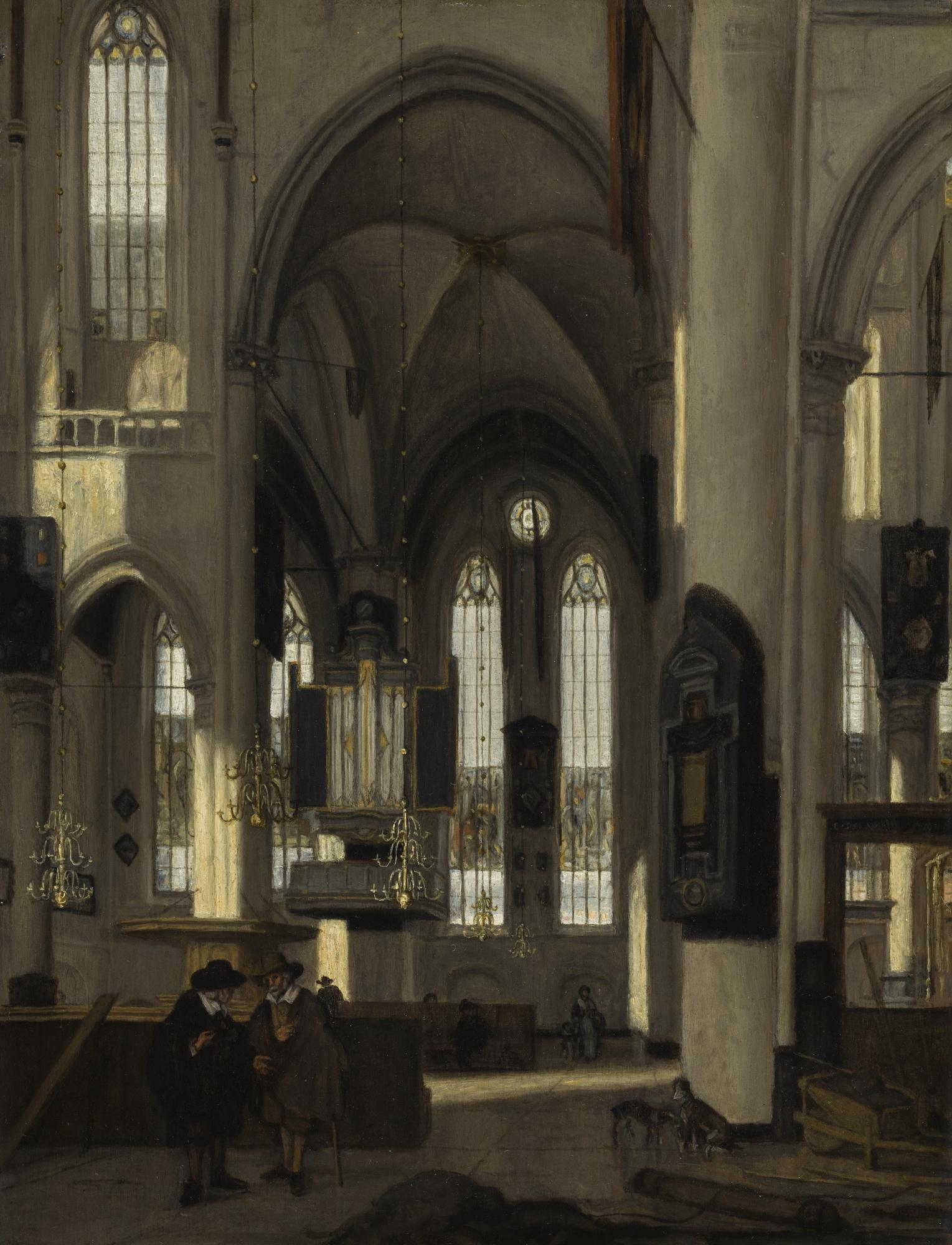 Emanuel De Witte - Interior Of A Gothic Protestant Church