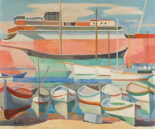 Emanuel Fohn - Hafen von La Ciotat, Südfrankreich.