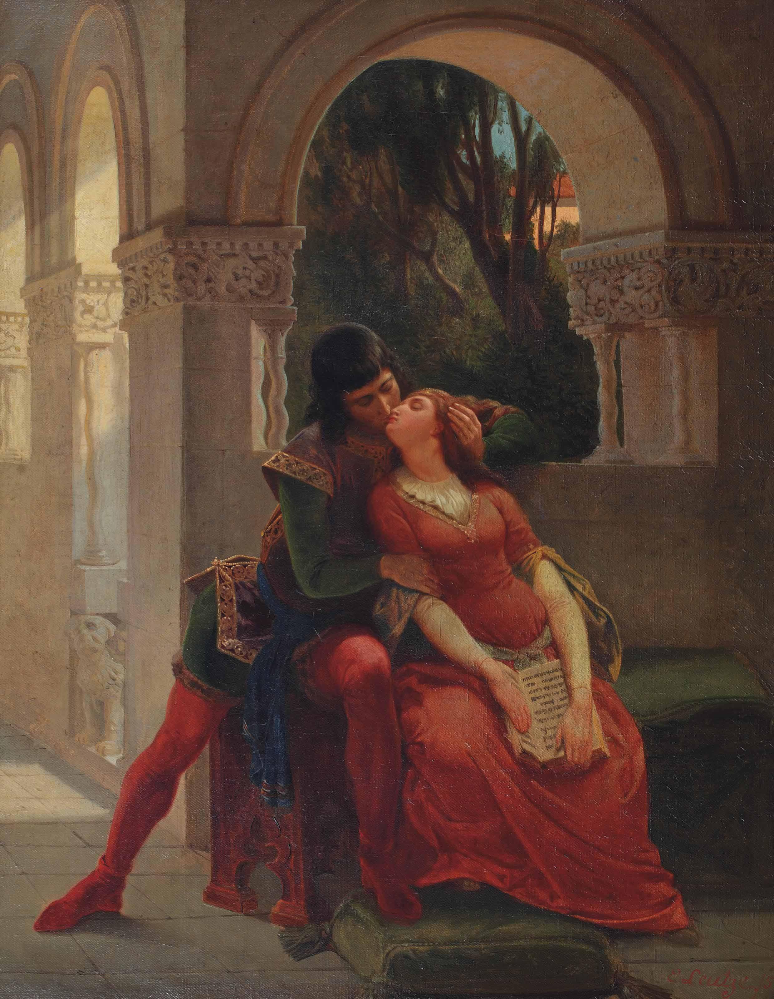 Emanuel Gottlieb Leutze - The Kiss