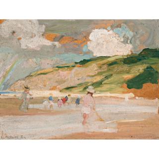 Emanuel Phillips Fox - Australian Beach Scene