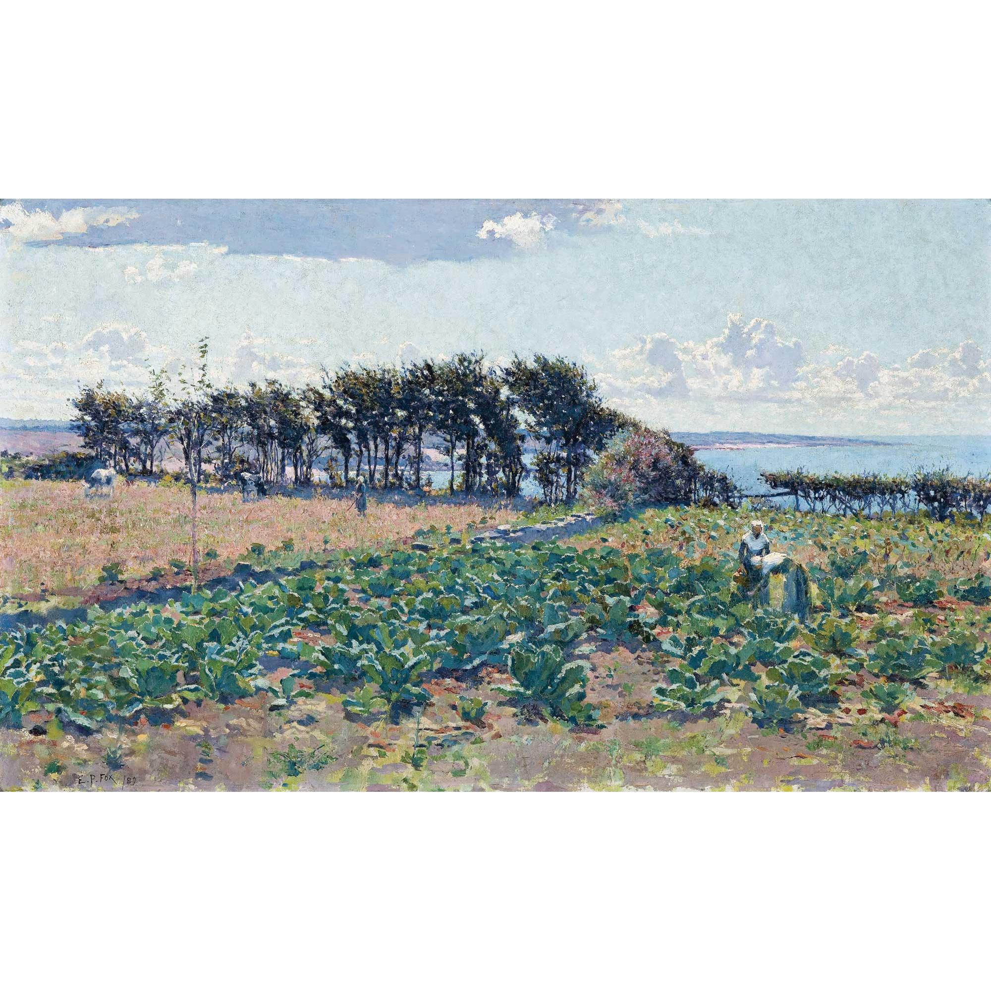 Emanuel Phillips Fox - Australian The Cabbage Patch
