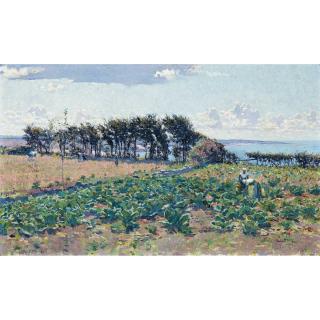 Emanuel Phillips Fox - Australian The Cabbage Patch